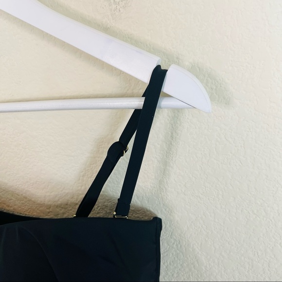 Kona Soul Black Ruffle Laser Cut Flounce Convertible One Piece Swimsuit - Picture 5 of 14